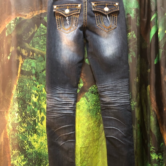 Zco Premium distressed Jeans size 7 - Picture 6 of 10